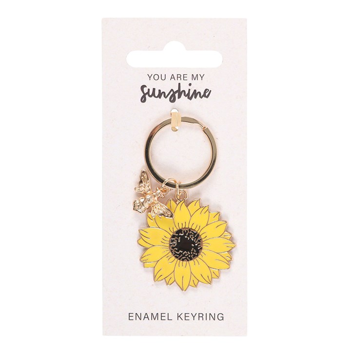 Sunflower Keyring