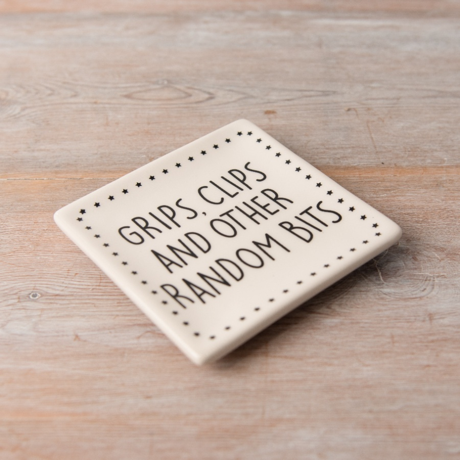 Grips, Clips Trinket Dish