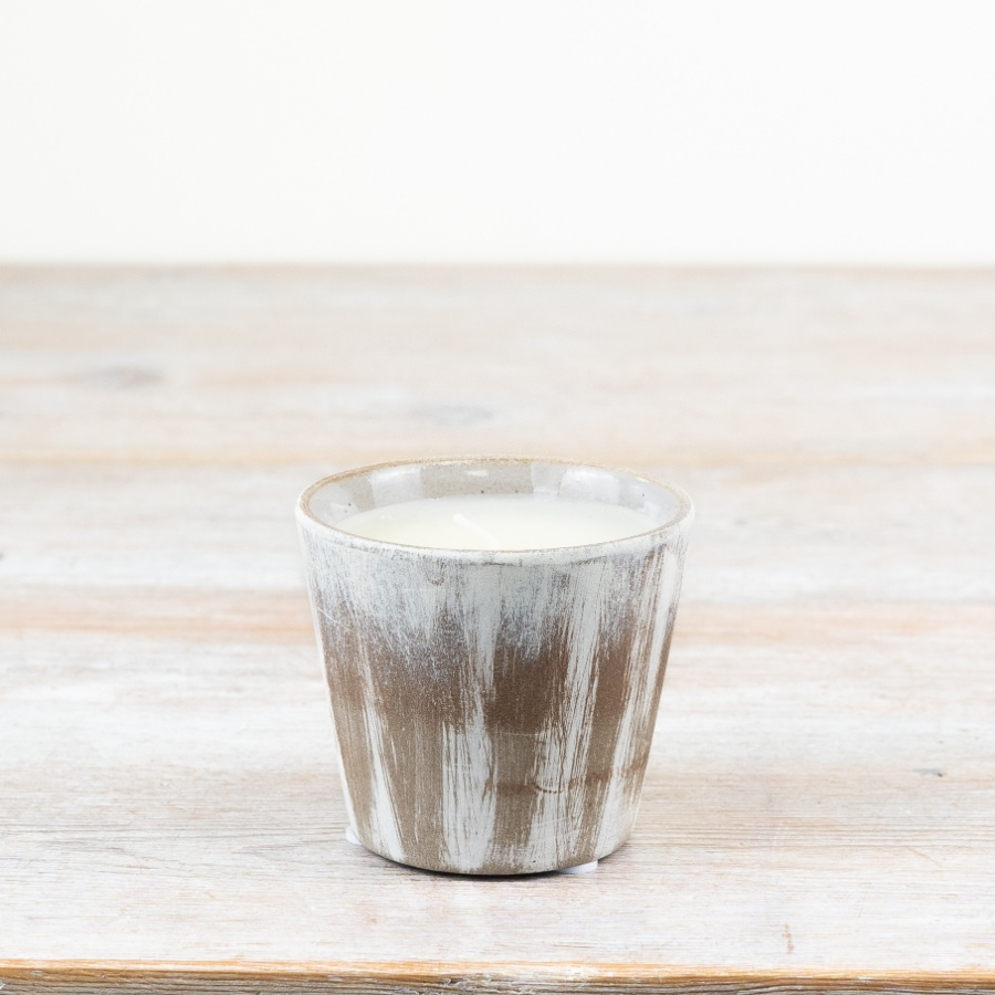Small Wax Candle Pot - 8cm