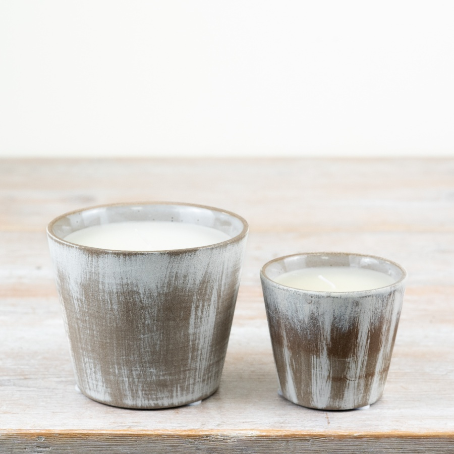 Small Wax Candle Pot - 8cm