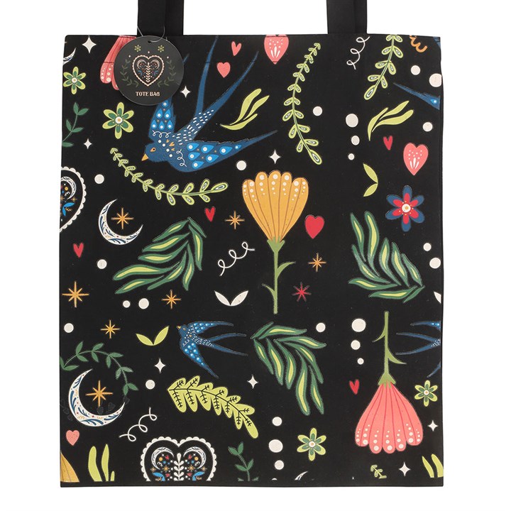 Black Midnight Tote Bag
