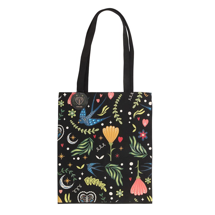 Black Midnight Tote Bag