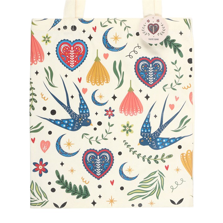 Cream Midnight Tote Bag