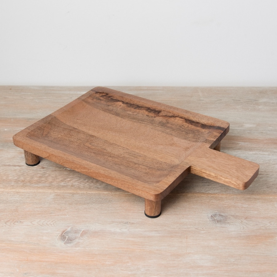 Large Wooden Board with Feet - 40cm