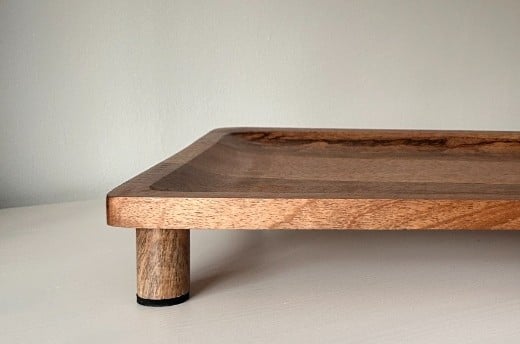 Large Wooden Board with Feet - 40cm