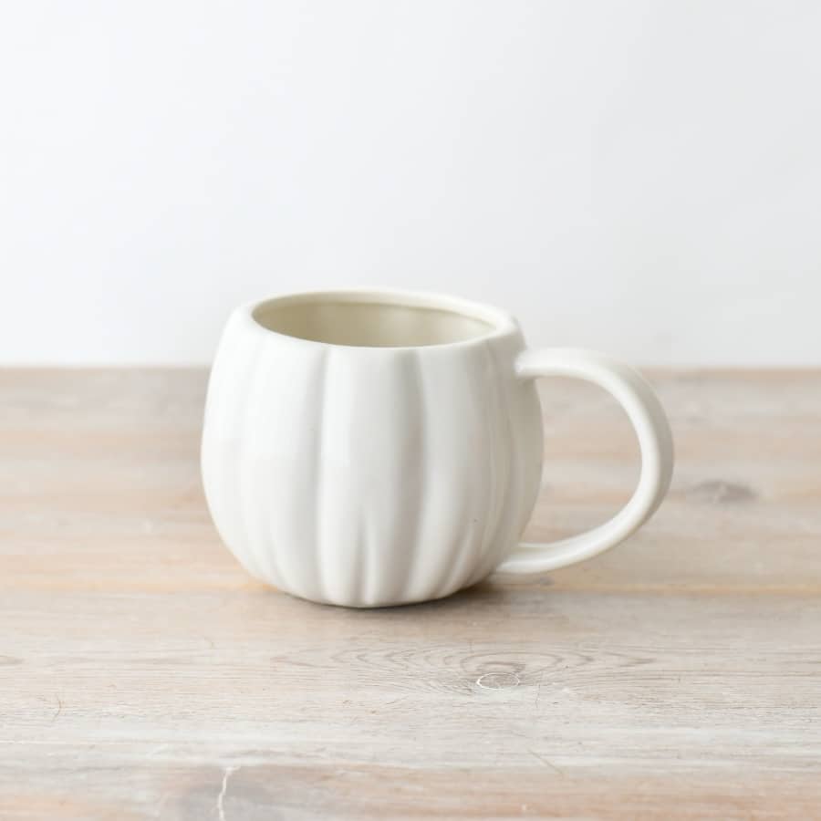 Pumpkin Mug - White